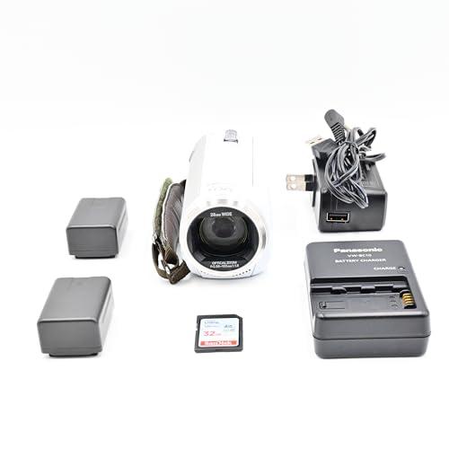 パナソニック デジタルハイビジョンビデオカメラ 内蔵メモリー32GB ホワイト HC-V550M-W