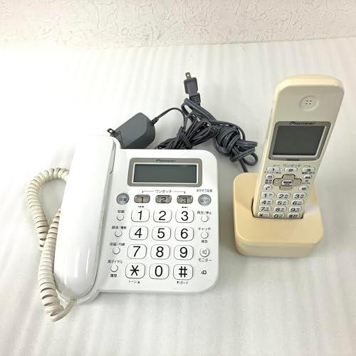 パイオニア TF-SA15S デジタルコードレス電話機 子機1台付き/迷惑電話対策 ホワイト TF-...