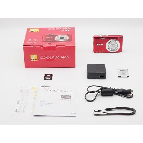 Nikon デジタルカメラ COOLPIX A100 光学5倍 2005万画素 レッド A100RD