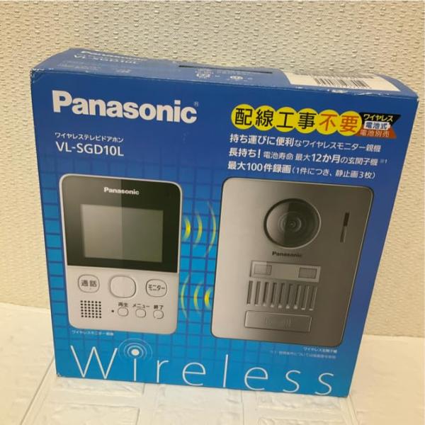 パナソニック(Panasonic) ワイヤレステレビドアホン VL-SGD10L ホワイト