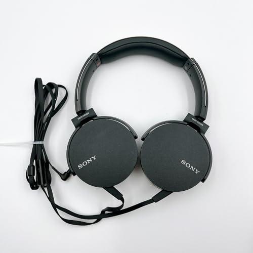 ソニー ヘッドホン 重低音モデル MDR-XB550AP : 折りたたみ式 リモコン・マイク付き ブ...