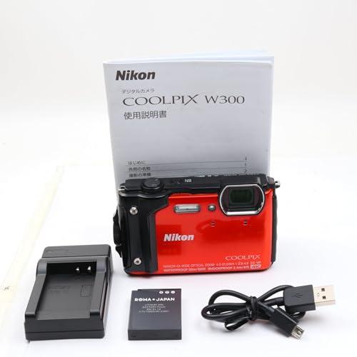 Nikon デジタルカメラ COOLPIX W300 OR クールピクス オレンジ 防水