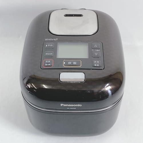 パナソニック 炊飯器 3合 一人暮らし 可変圧力IH Wおどり炊き シャインブラック SR-JW05...
