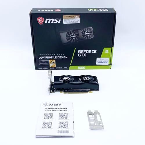 MSI GeForce GTX 1650 4GT LP グラフィックスボード VD6989