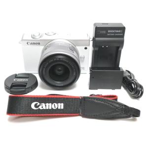 Canon ミラーレス一眼カメラ EOS M200 標準ズームキット ホワイト EOSM200WH-1545ISSTMLK