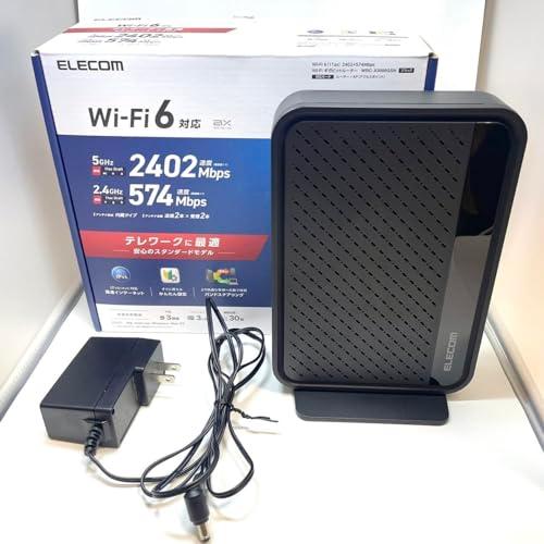 エレコム WiFi ルーター Wi-Fi6 11ax 2402+574Mbps フレッツ光・光コラボ...