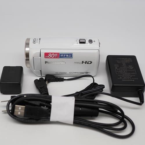 パナソニック デジタルハイビジョンビデオカメラ V520 内蔵メモリー32GB ホワイト HC-V5...