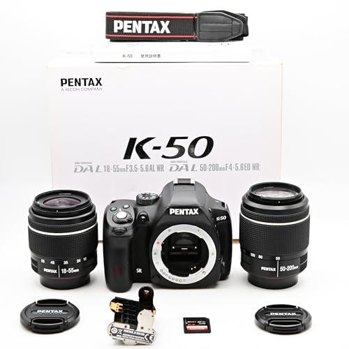 RICOH デジタル一眼レフ PENTAX K-50 DAL18-55mmWR・DAL50-200m...