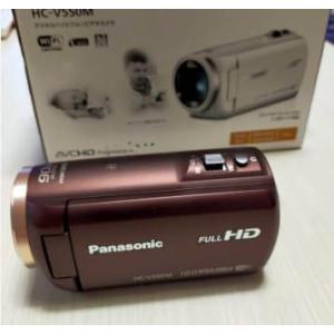 パナソニック デジタルハイビジョンビデオカメラ 内蔵メモリー32GB ブラウン HC-V550M-T