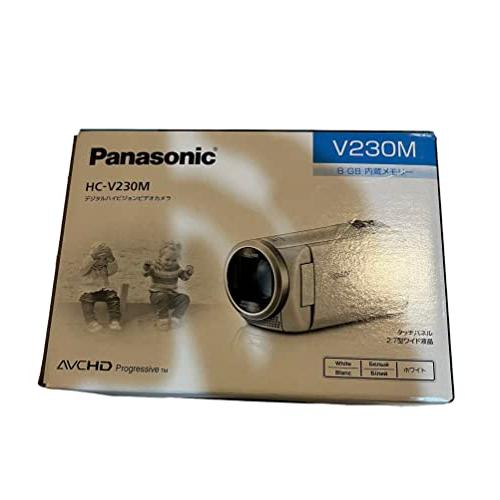 パナソニック デジタルハイビジョンビデオカメラ 内蔵メモリー8GB ホワイト HC-V230M-W
