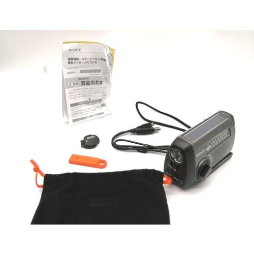 ソニー ポータブルラジオ ICF-B99 : FM/AM/ワイドFM対応 手回し充電/太陽光充電対応...