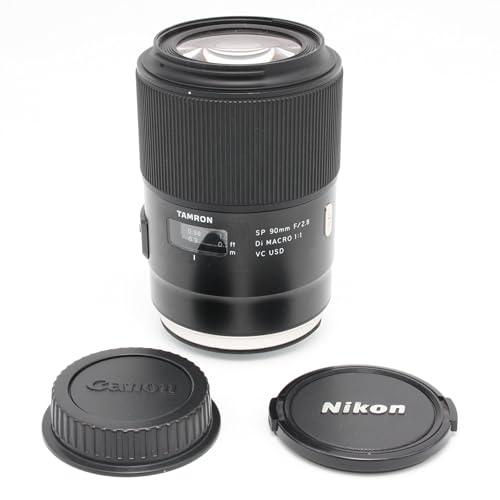 TAMRON 単焦点マクロレンズ SP90mm F2.8 Di MACRO 1:1 VC USD キ...