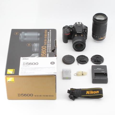 Nikon デジタル一眼レフカメラ D5600 ダブルズームキット ブラック D5600WZBK