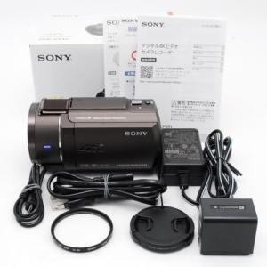 ソニー(SONY) 4K ビデオカメラ Handycam FDR-AX45(2018年モデル) ブロンズブラウン 内蔵メモリー64GB 光学ズーム20