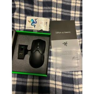 Razer ゲーミングマウス Viper Ultimate 高速無線 軽量 74g Focus+セン...