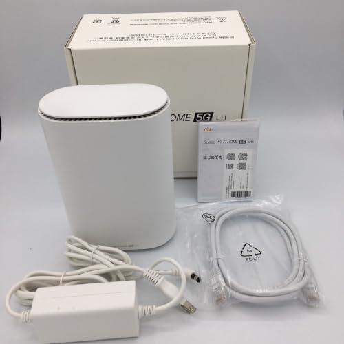 白ロム未使用品 UQ版 ZTR01SWU [Speed Wi-Fi HOME 5G L11 ホワイト...