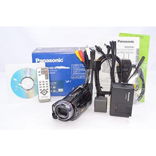 パナソニック デジタルハイビジョンビデオカメラ ブラック HDC-SD100-K