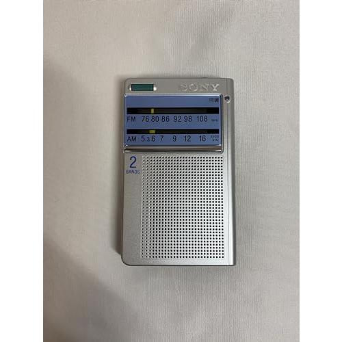 ソニー ポケッタブルラジオ 名刺サイズ FM/AM/ワイドFM対応 ダイヤル選局 ICF-T46