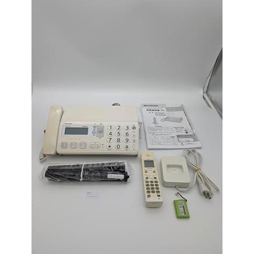シャープ デジタルコードレスファックス 子機1台付き ホワイト系 UX-D20CL-W
