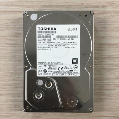 TOSHIBA DT01ACA200 [2TB/3.5インチ内蔵ハードディスク] [7200rpm]...