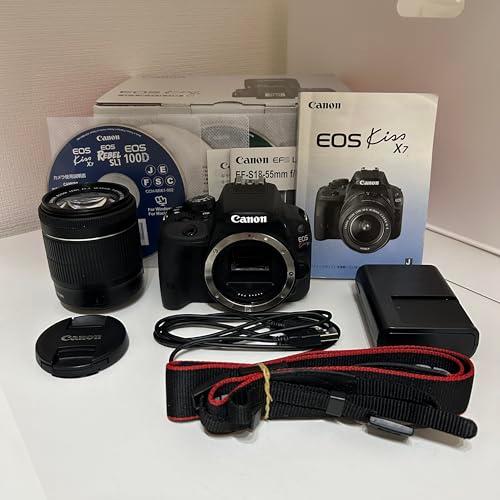 Canon デジタル一眼レフカメラ EOS Kiss X7 レンズキット EF-S18-55mm F...