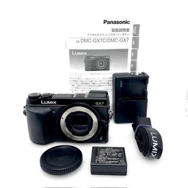 パナソニック ミラーレス一眼カメラ ルミックス GX7 ボディ ブラック DMC-GX7-K
