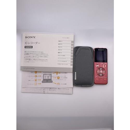 SONY ステレオICレコーダー FMチューナー付 4GB ピンク ICD-UX543F/P