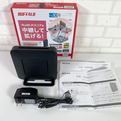 BUFFALO 無線LAN中継機 Wi-Fi 11n/g/b 300Mbps エアステーション Gi...