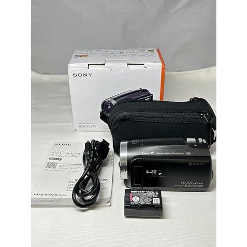 ソニー SONY ビデオカメラHDR-CX675 32GB 光学30倍 ブラック Handycam ...