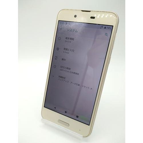 シャープ(SHARP) AQUOS sense SH-01K 白ロム Champagne Gold ...