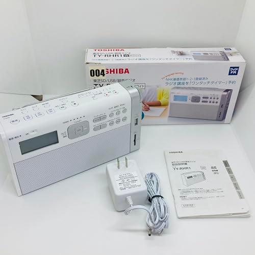 東芝(TOSHIBA) ワイドFM/AMラジオ（ホワイト）TOSHIBA TY-RHR1-W