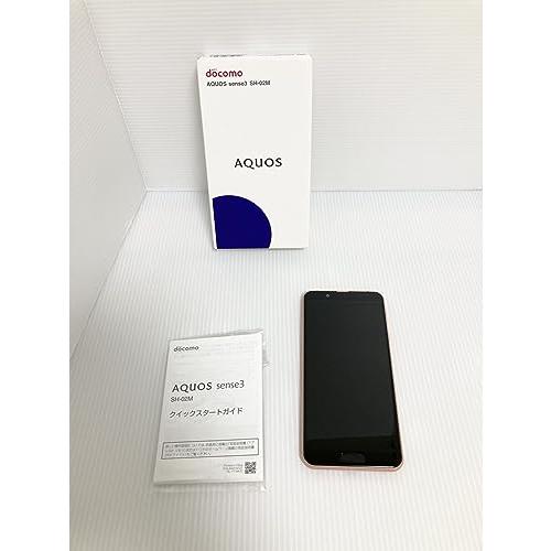 白ロム docomo AQUOS sense3 SH-02M Light Copper simロック...