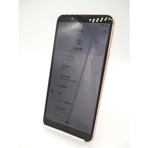 白ロム docomo AQUOS sense3 SH-02M Light Copper simロック...