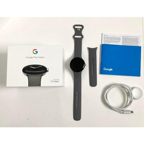 Google グーグル Pixel Watch 心拍計 Polished Silver ステンレス ...