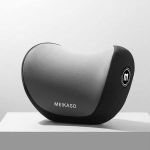 Meikaso ネックパッド 車 首クッション ネックピロード ヘッドレスト 低反発 通気性設計 アップグレード ハイエンド 取り付け簡単 調節可能