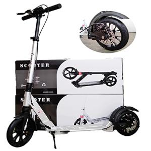 ブレーキ付き 大人 折りたたみ キックスクーター ディスクブレーキ