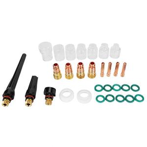 TIG溶接トーチアクセサリー TIG溶接トーチ用TIGガスレンズコレットボディバックキャップ交換部品