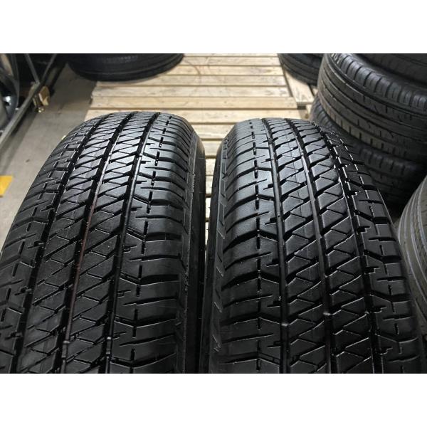 N-0879【中古タイヤ】175/80R16 ブリジストン DUELER H/T 684II 8分山...