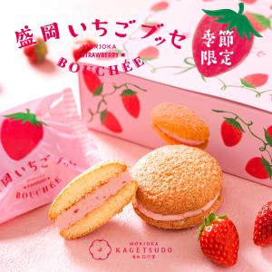 お菓子 ギフト 有名 盛岡いちごブッセ 6個入 ばらまき 焼き菓子 大量 差し入れ