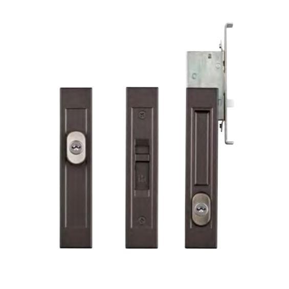 玄関 引違戸錠 不二サッシ 召合・戸先 2点セット 鍵（KH-223の代替品）