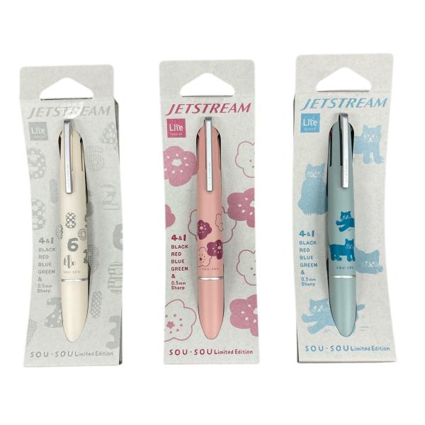 三菱鉛筆 ジェットストリーム4＆1 エリア限定コラボ SOU・SOU 多機能ペン ライトタッチインク