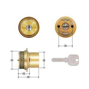 美和ロック 2個同一セット MIWA(美和ロック) MIWA KABA JNシリンダー