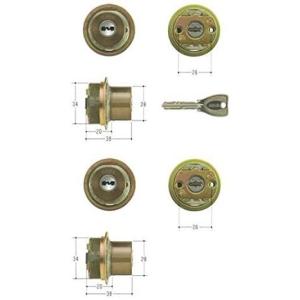 美和ロック 2個同一セット MIWA(美和ロック) MIWA KABA JNシリンダー