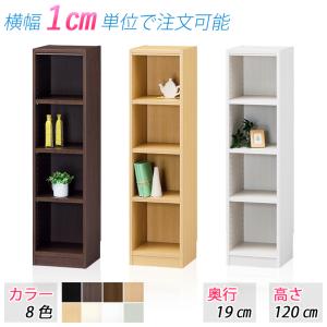 すきま家具 隙間家具 収納棚 ラック (高さ120cm 奥行19cm 幅15cm〜34cm)｜kagle