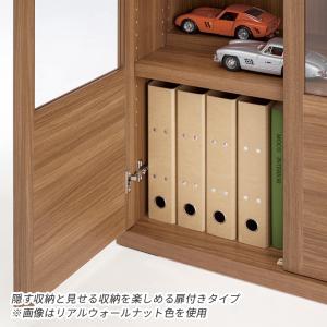 本棚 ラック 扉付き 書棚 収納棚 完成品 飾...の詳細画像5