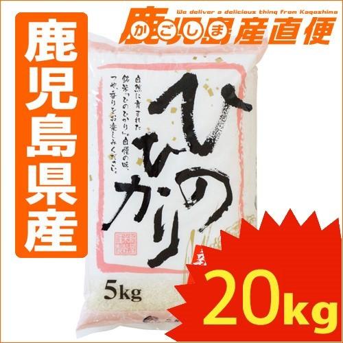 令和4年度産 ヒノヒカリ  20kg(5kg×4) 九州 お米 鹿児島県産 特産品  単一原料米 ひ...