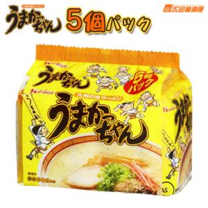 【ボーナスストア +5%】 ラーメン うまかっちゃん レギュラー 5個パック 九州　ハウス食品