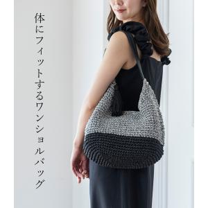 かごバッグ トートバッグ ショルダー レディー...の詳細画像1