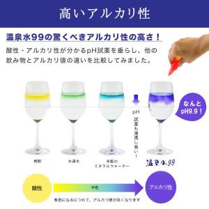 温泉水99 11.5LBIB×4箱 送料無料 ...の詳細画像3