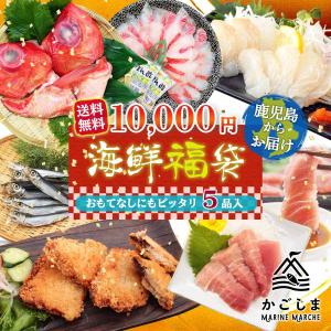 福袋 おもてなしにぴったり 鹿児島海鮮 10,000円 福袋 / 限定 詰め合わせ お得 オープン記念 お試し 刺身 中トロ ヒラメ